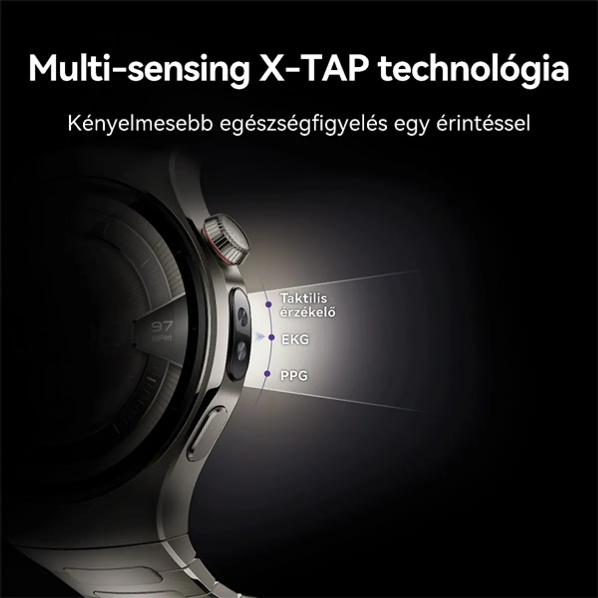 Huawei Watch 5 (46mm) titánium okosóra #4