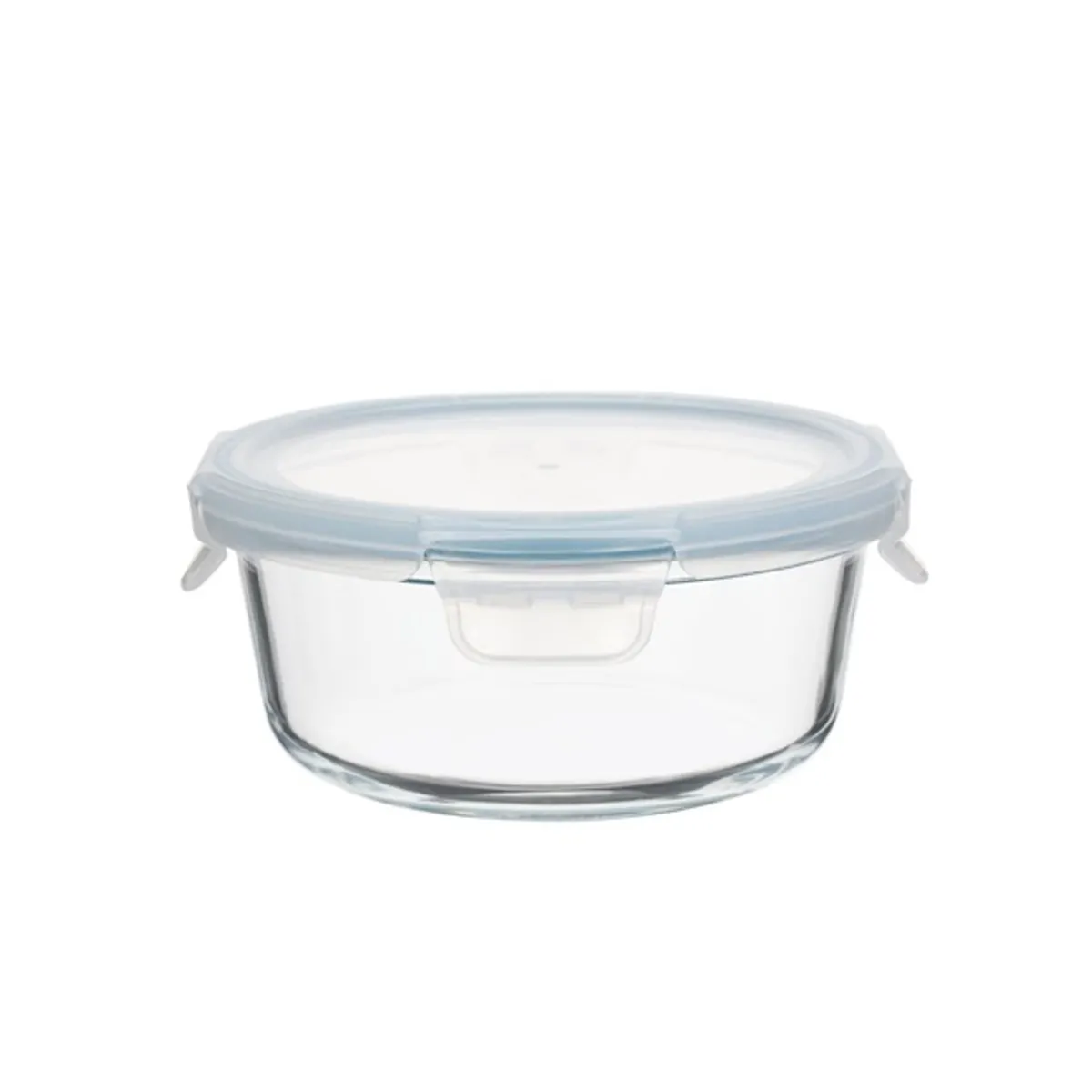 TOO KT-89 üveg 650 ml-es hőálló kerek ételtároló csatolható műanyag tetővel #2