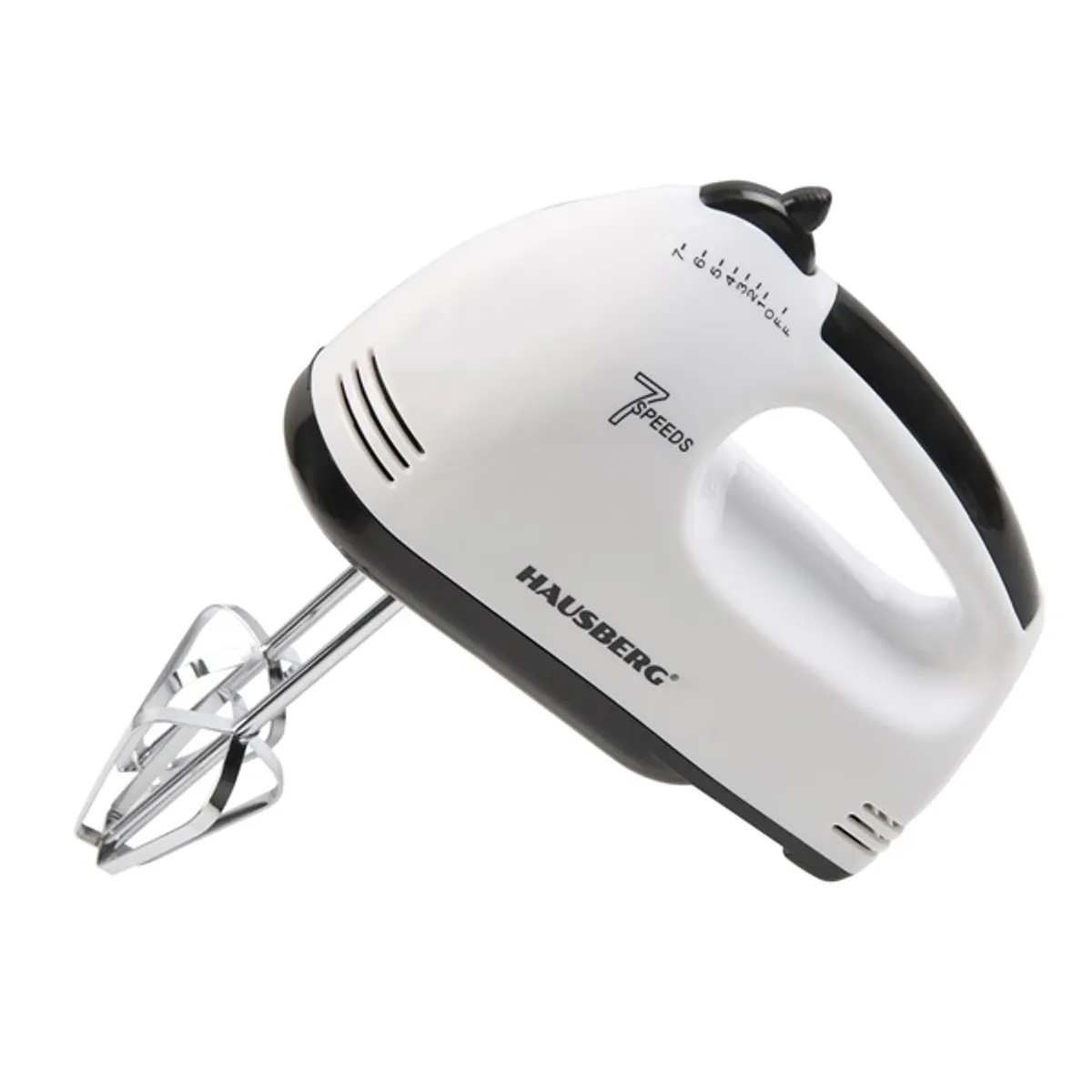 Hausberg HB-4112NG 250W-os fehér-fekete réz motorral, 7 sebességes kézimixer #4