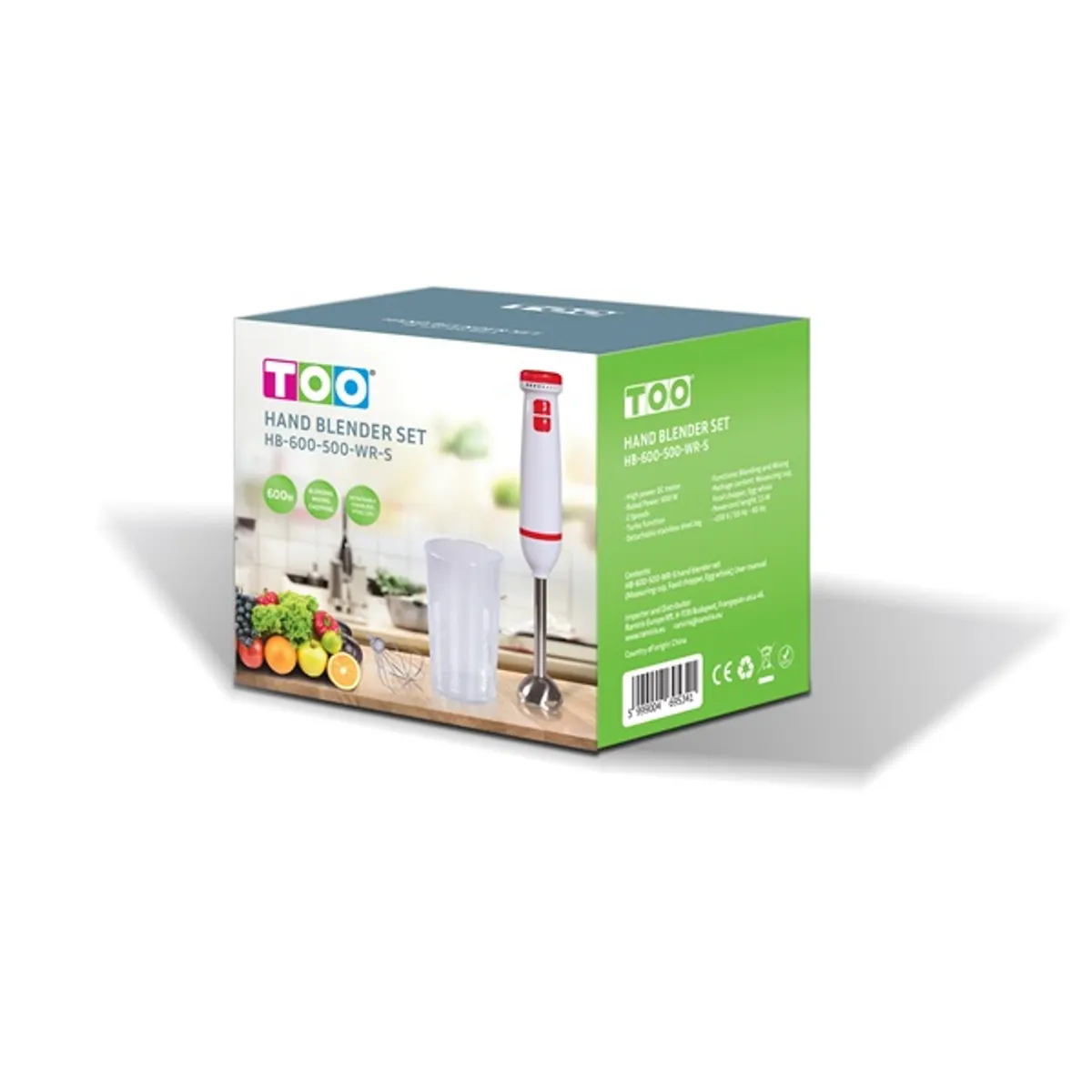 TOO HB-600-500 3in1 fehér botmixer #3