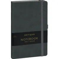 Realsystem Vivella 13 × 21 cm Gray pontozott notesz #2