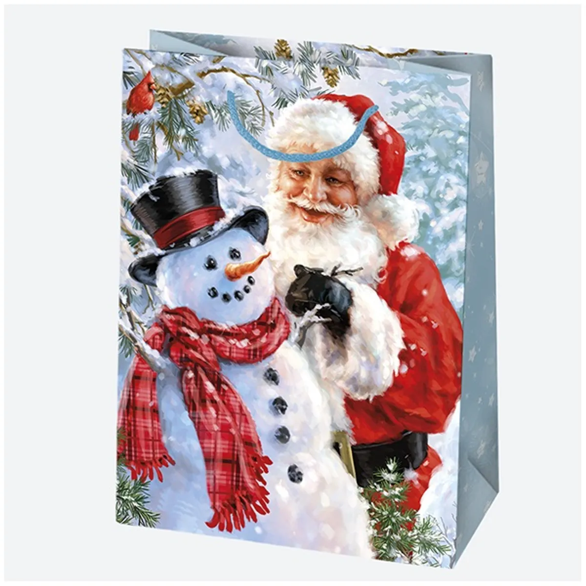 IRIS Karácsonyi ajándéktasak, 345x480x130 mm, különböző színekben és mintával #3