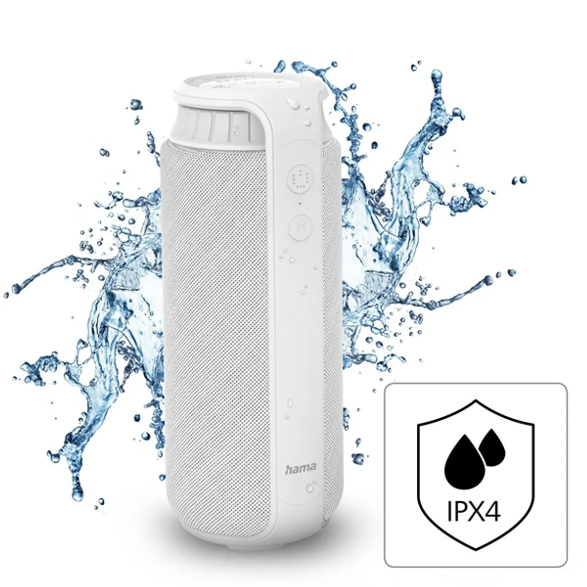 Hama 188201 "PIPE 2.0", 24W fehér bluetooth hangszóró #4