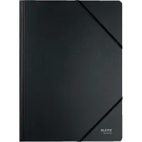 Leitz Recycle A4 karton fekete gumis mappa