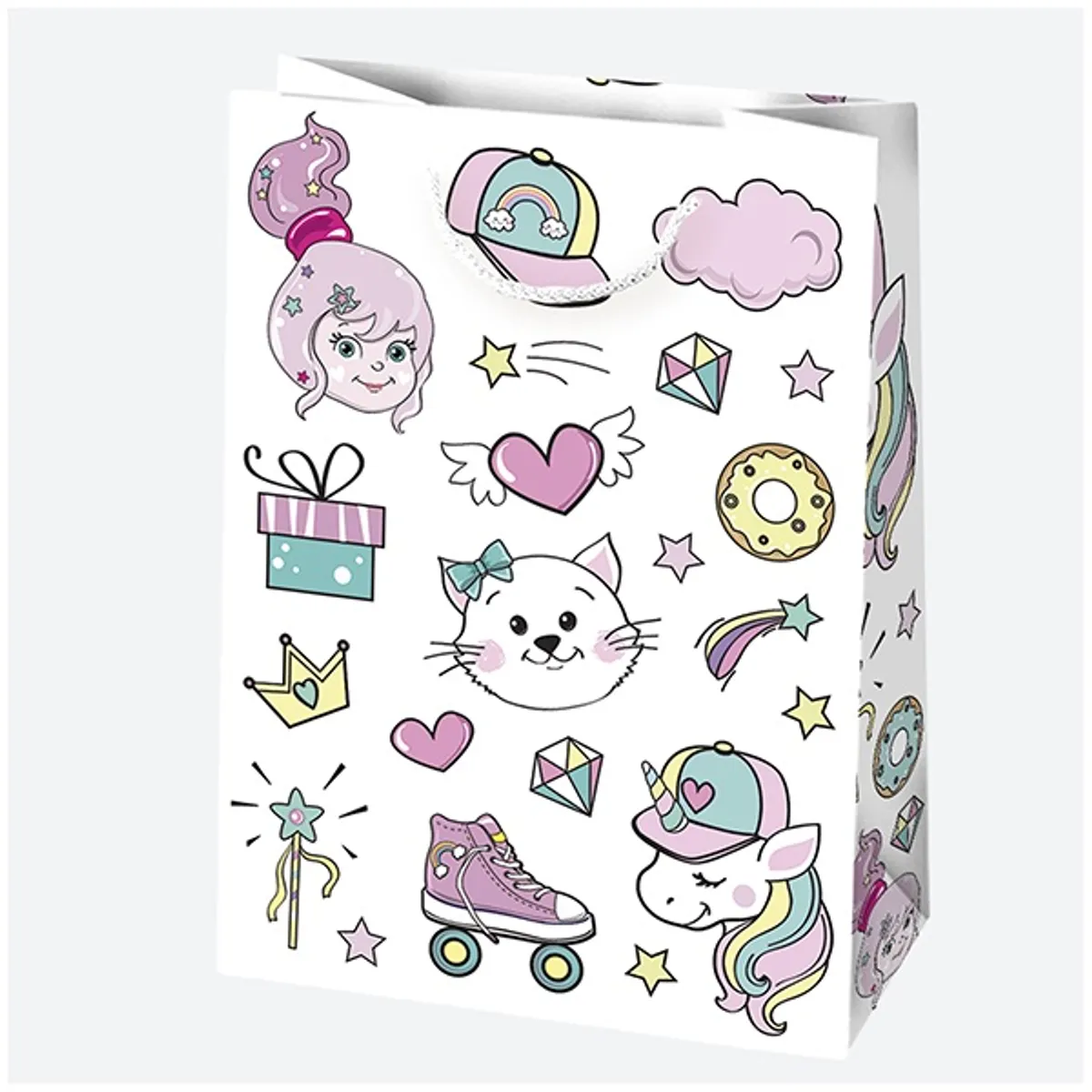 IRIS ajándéktasak, különböző színekben és mintákkal, 345x480x130 mm #3