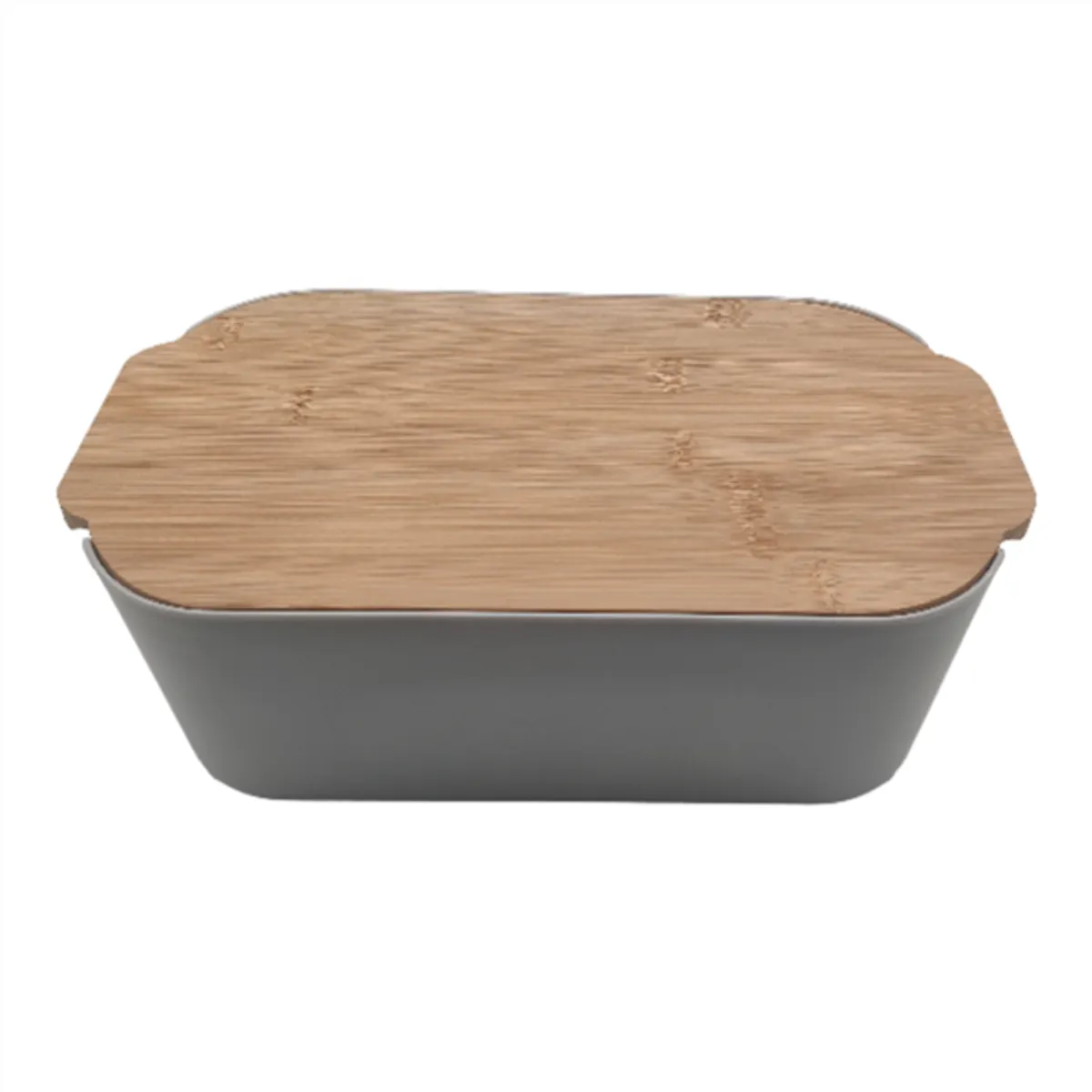 IRIS CT-009-W kenyér, ételtároló doboz bambusz fedéllel #1