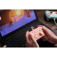 8BitDo Ultimate 2C Wired, PC (Windows), Mobil (Android), 1000Hz, Hall-Effect, barack vezetékes kontroller #4