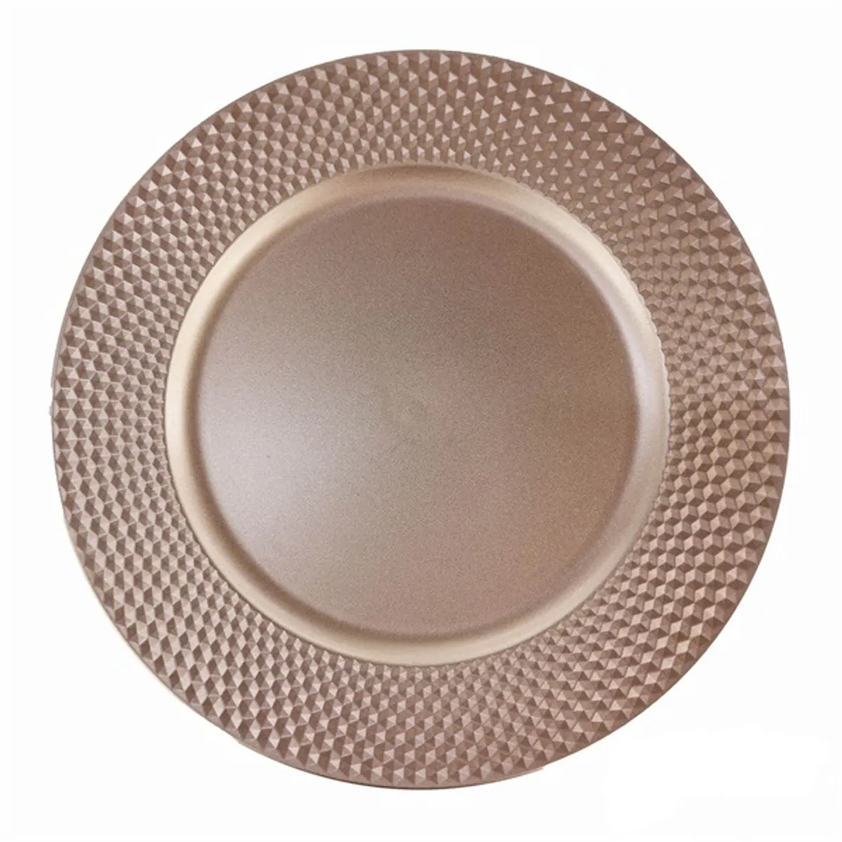 Iris dekor tálca kör 33cm rose recés széllel #1