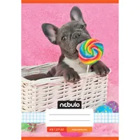 Nebulo Cuki minták II A5 27-32 tűzött kockás füzet #3