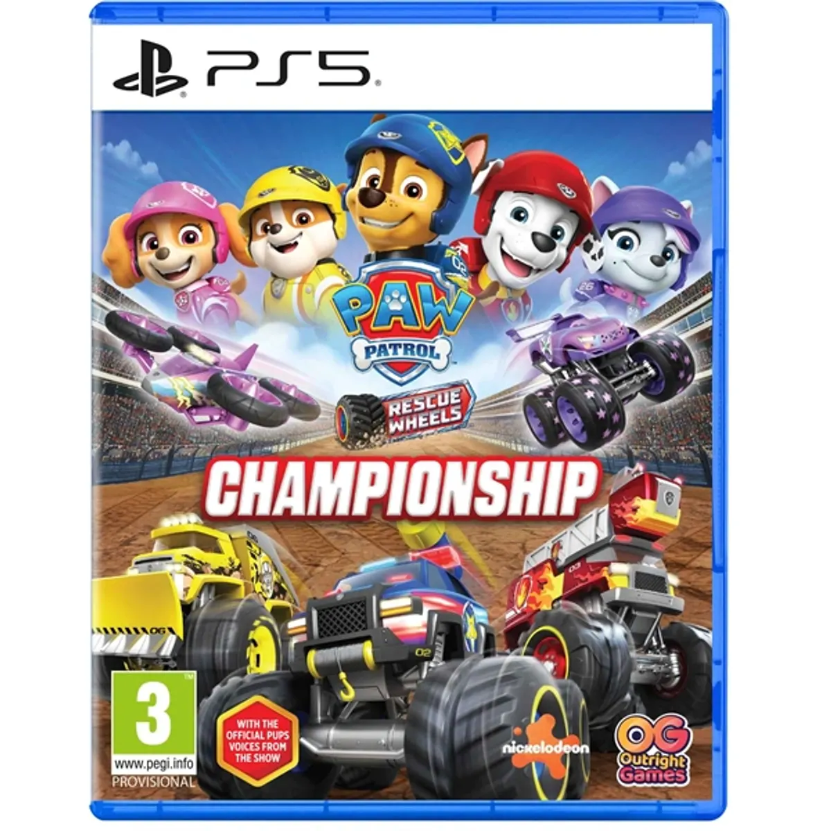 PAW Patrol Rescue Wheels: Championship PS5 játékszoftver #1