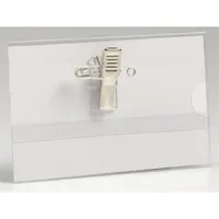 Karton P+P 50 db-os fekvő átlátszó kombinált névkitűző #3