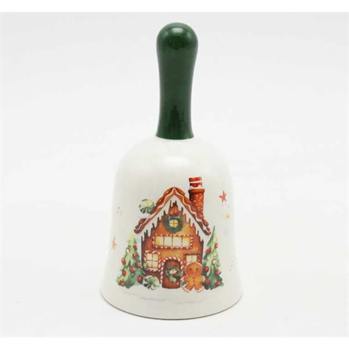 IRIS kerámia mézeskalácsházas harang #1