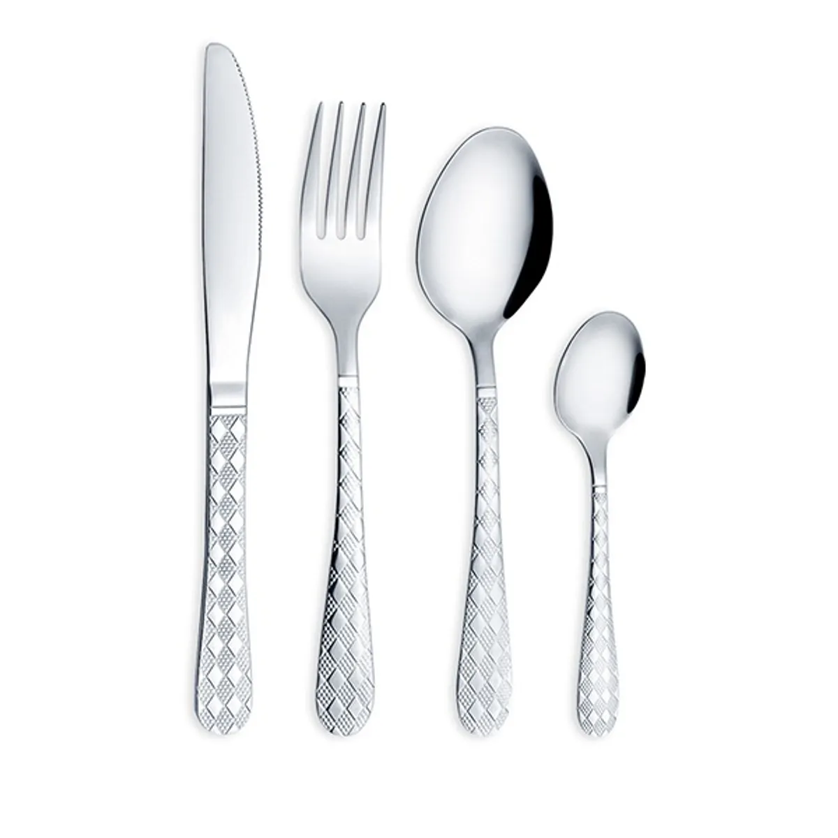 IRIS KT-560 Classic 16 db-os ezüst evőeszköz készlet #1