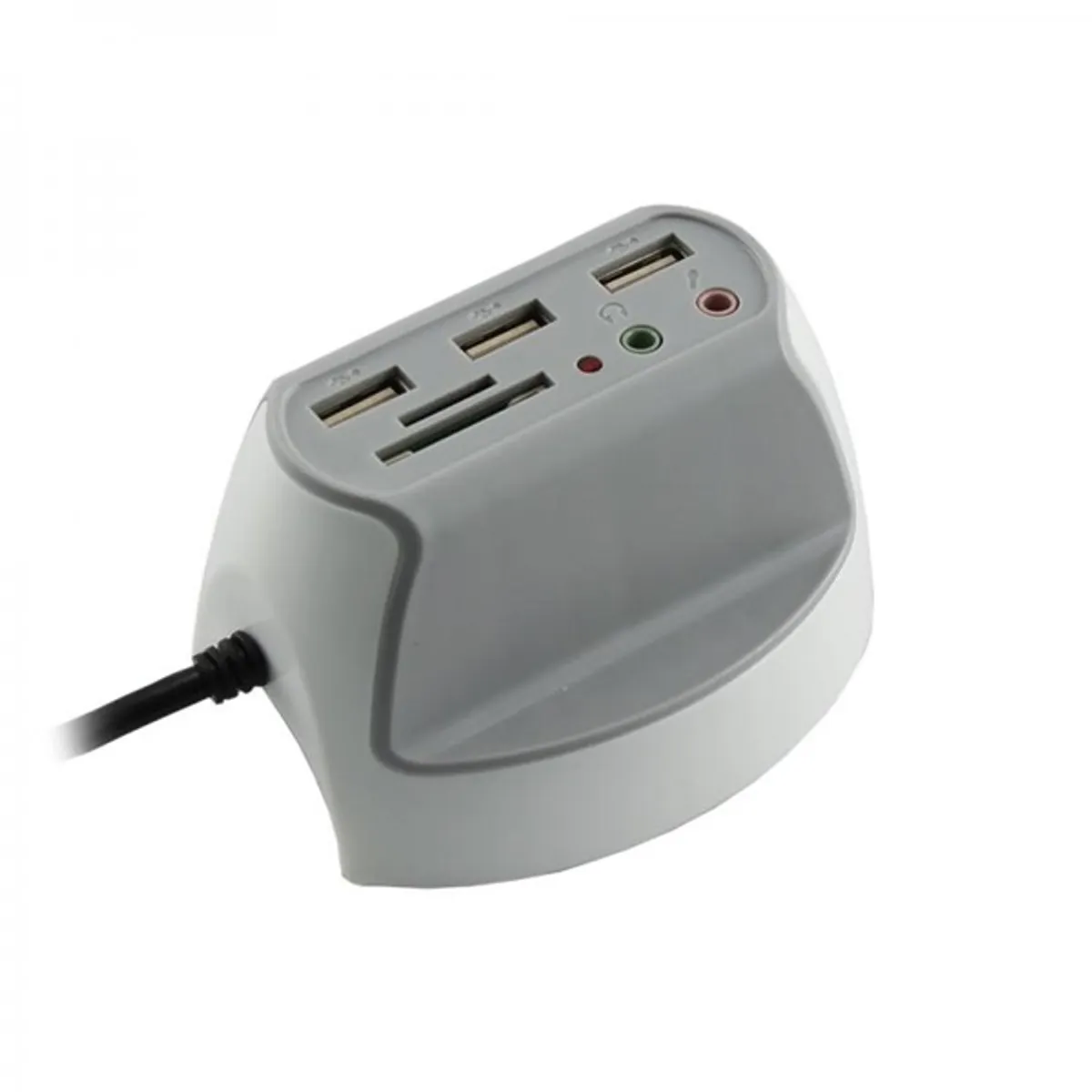 Sbox DH-1 3xUSB2.0 + 2x3,5mm + SD olvasó asztali elosztó #1