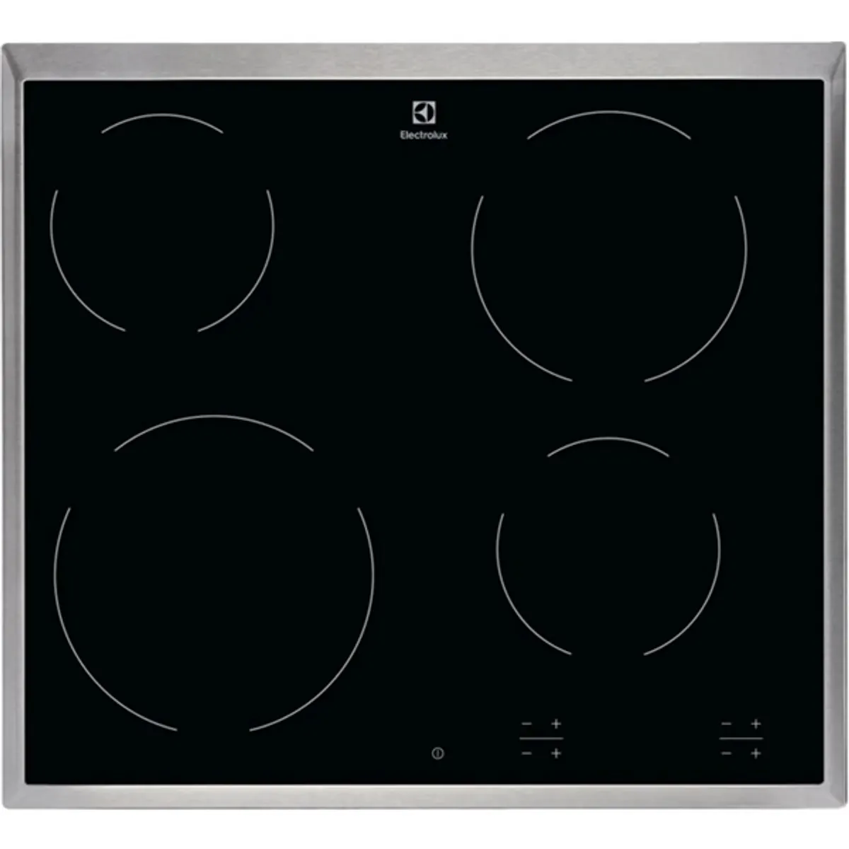 Electrolux EHF6240XXK fekete, beépíthető, elektromos üvegkerámia, főzőzóna: 4, beépíthető méret: 56cm, főzőlap #1