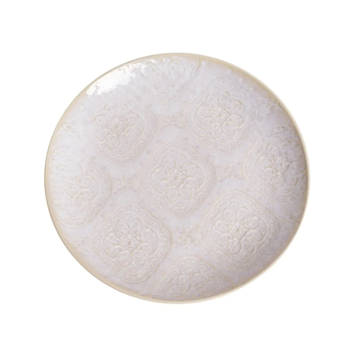 IRIS kerámia tányér csempe púder 21,4x1,7cm #1