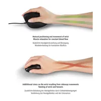 Hama 00182698 "VERTICAL ERGONOMIC EMC-500" fekete USB egér #4