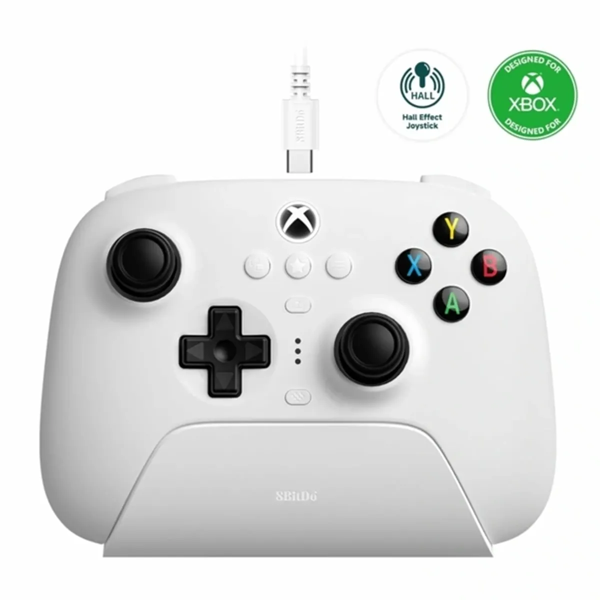 8BitDo Ultimate 3-mode Xbox Series X|S / Xbox One / PC / Mobil Hall-Effect fehér vezeték nélküli kontroller #1