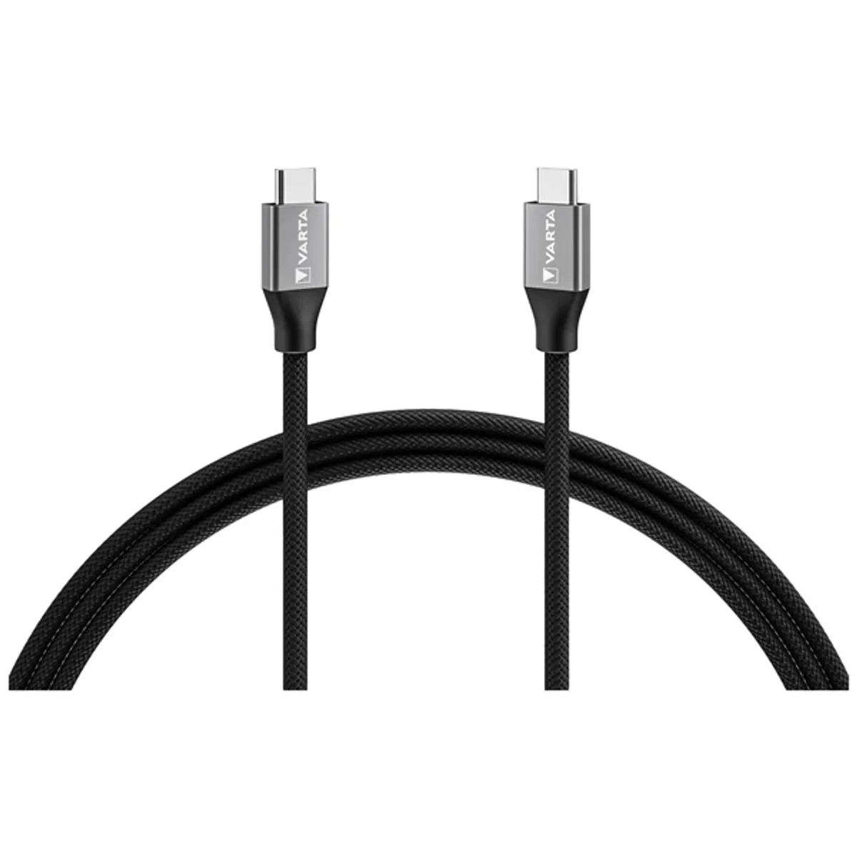 Varta 57936101111 2m 100W USB C apa-apa adat- és töltőkábel #1