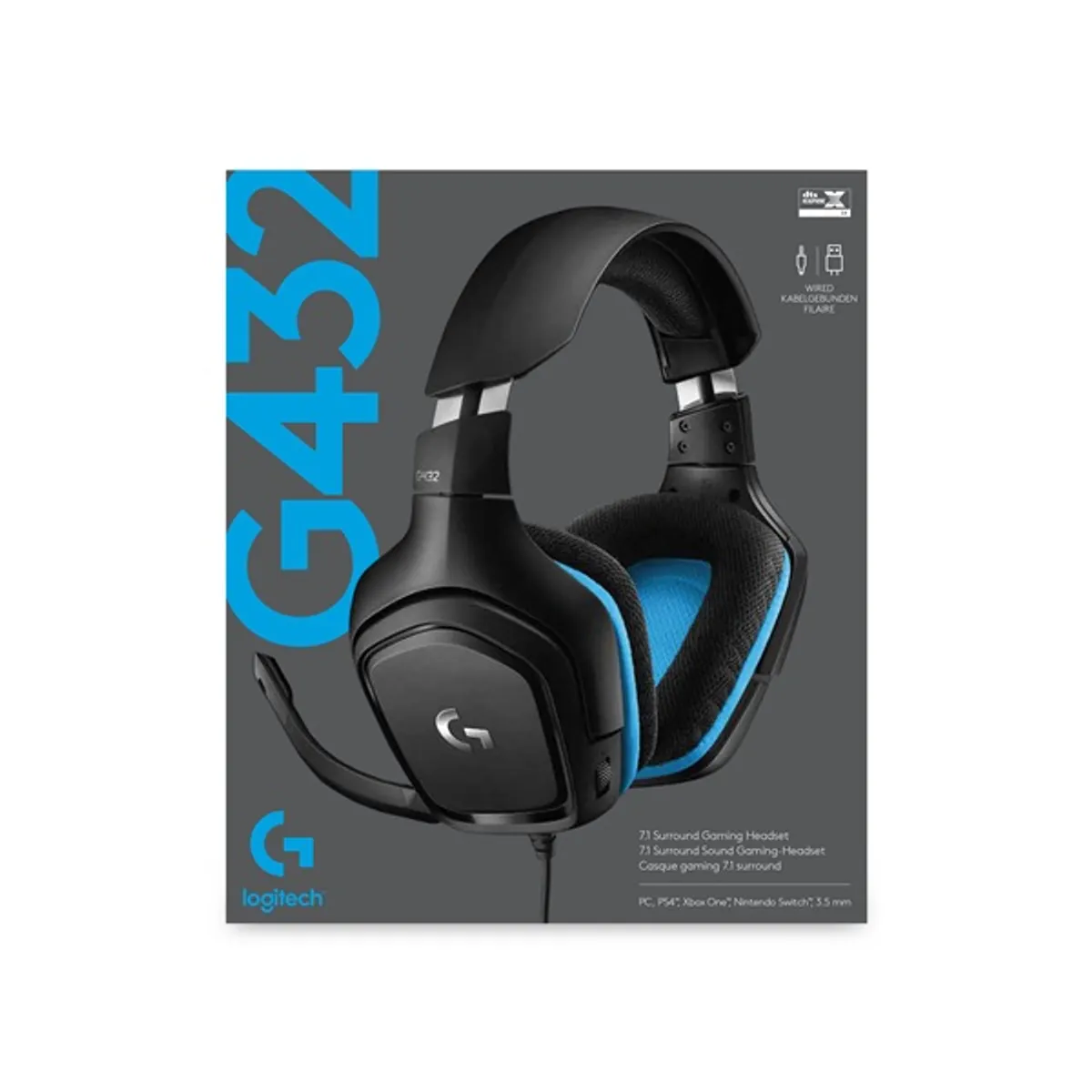 Logitech G432 7.1 USB gamer headset #4