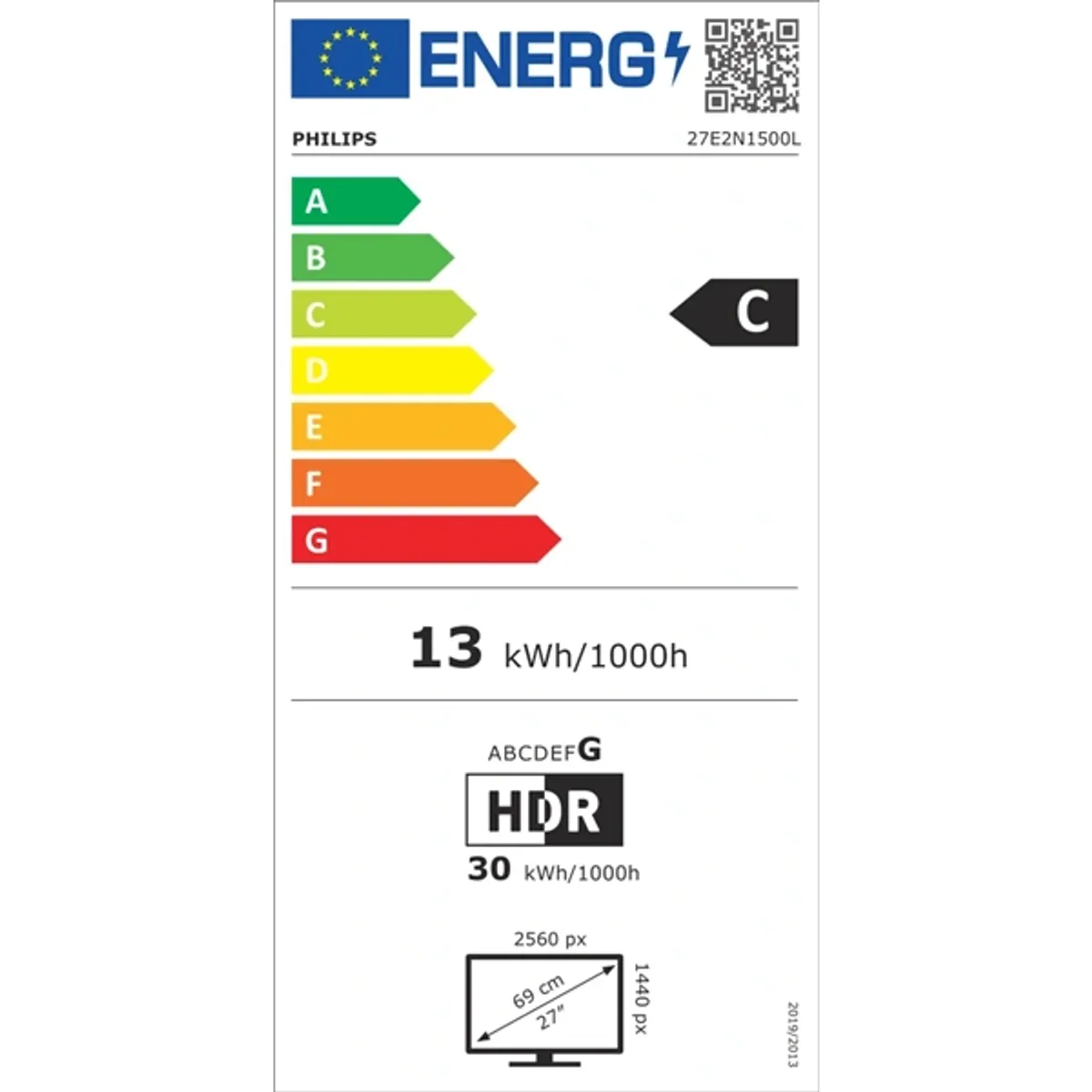 Philips 27" 27E2N1500L/00 QHD IPS HDMI/DP monitor #7