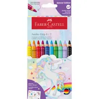 Faber-Castell Grip Jumbo Unikornis 8+2 db háromszögletű színesceruza készlet #1