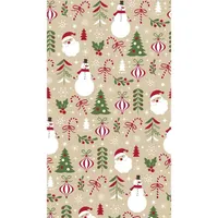 IRIS Karácsonyi tekercses KRAFT csomagolópapír,  200x70cm, különböző mintákkal, 60g/m2 #4