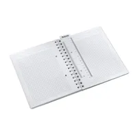 Leitz Wow A5 80lapos kockás kék spirálfüzet #2