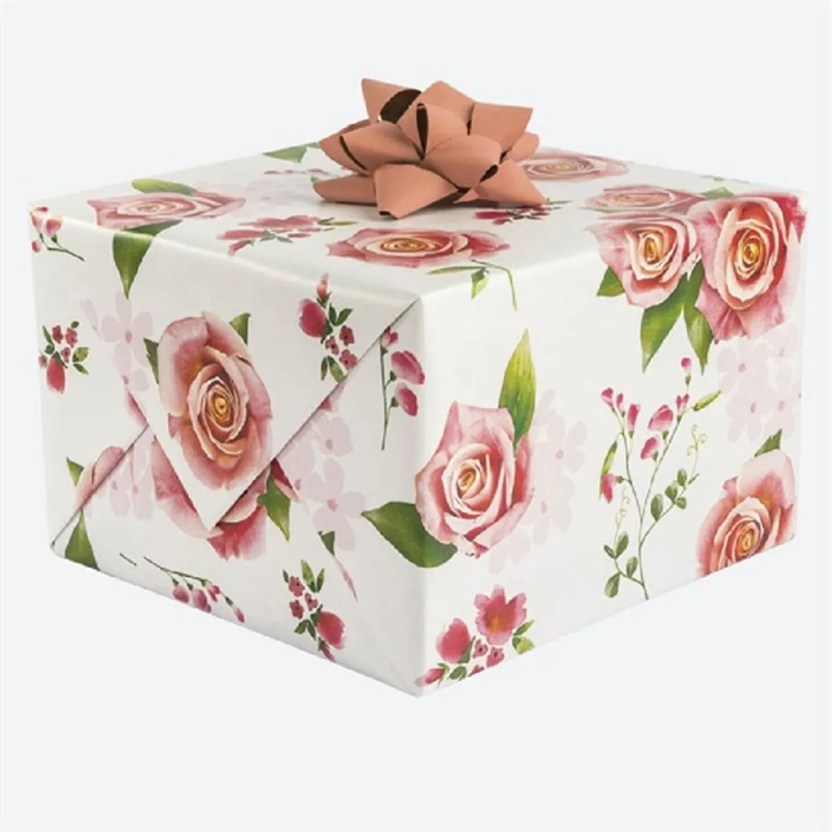 IRIS tekercses csomagoló papír, különböző rózsa mintákkal 200x70cm, 60g/m2 #10