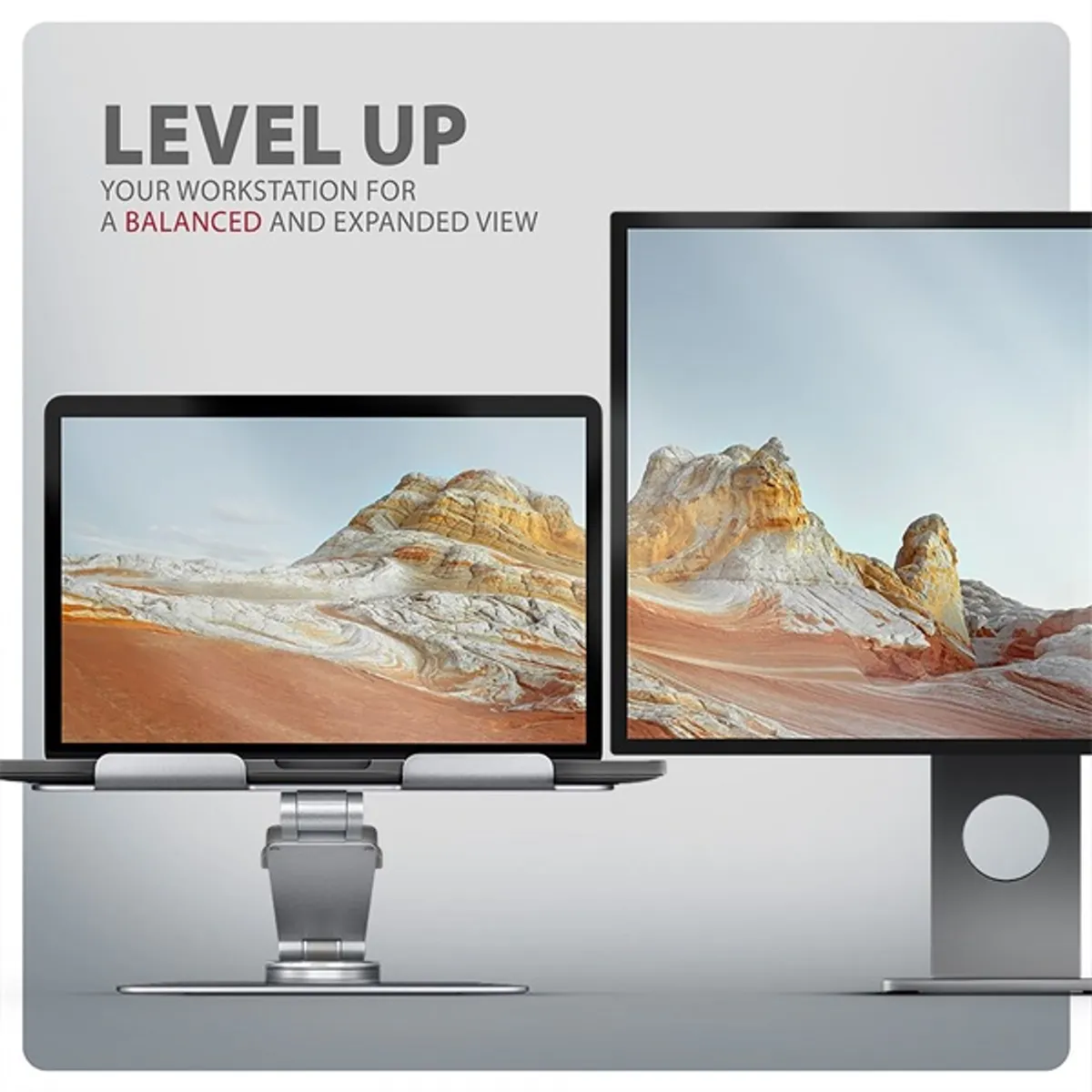 Axagon STND-LR ALU HQ 10"-17,3" laptop állvány #9