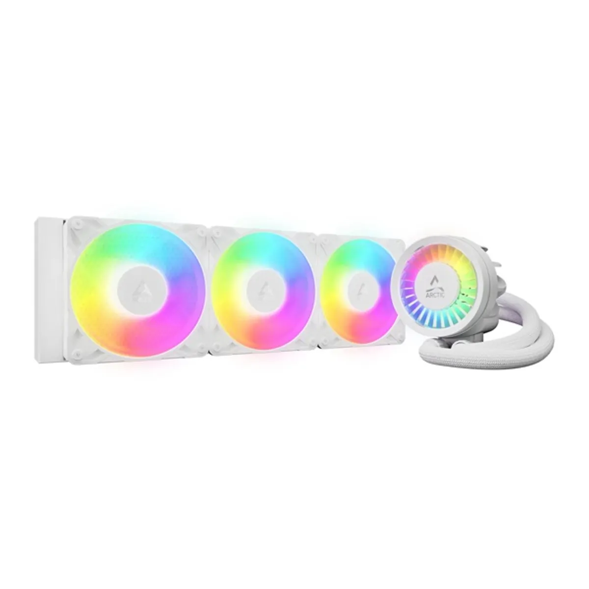 Arctic Liquid Freezer III Pro 420 A-RGB fehér vízhűtéses processzor hűtő #1