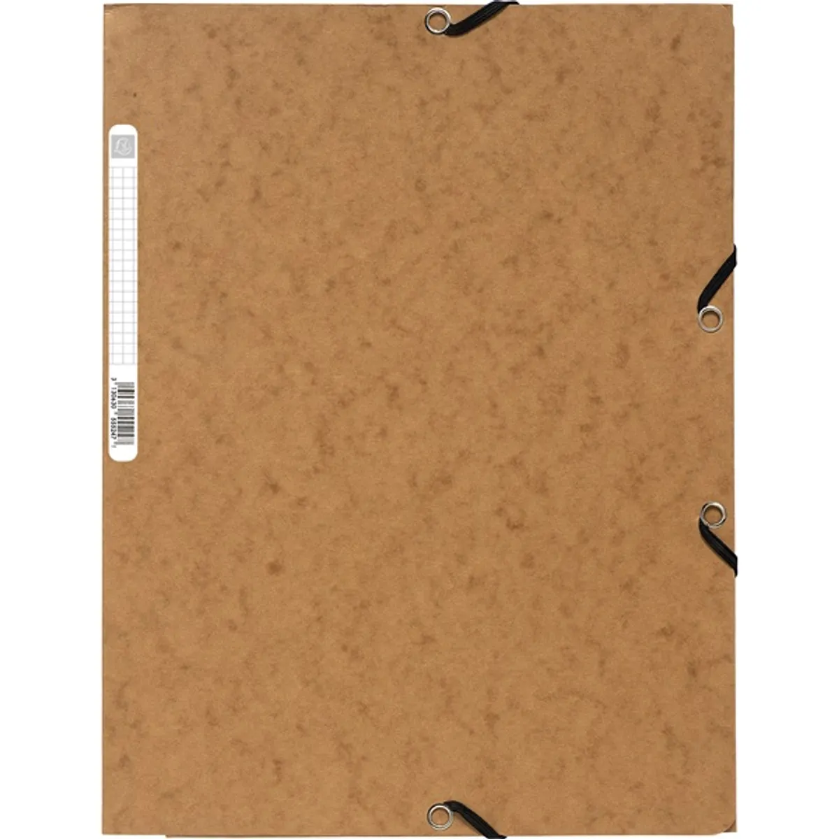 Exacompta A4 prespán barna gumis mappa #1