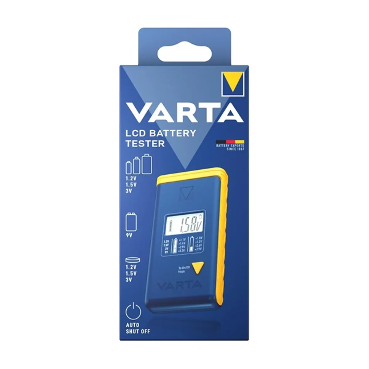 VARTA 893101111 LCD elem- akku- gombcella teszter #2