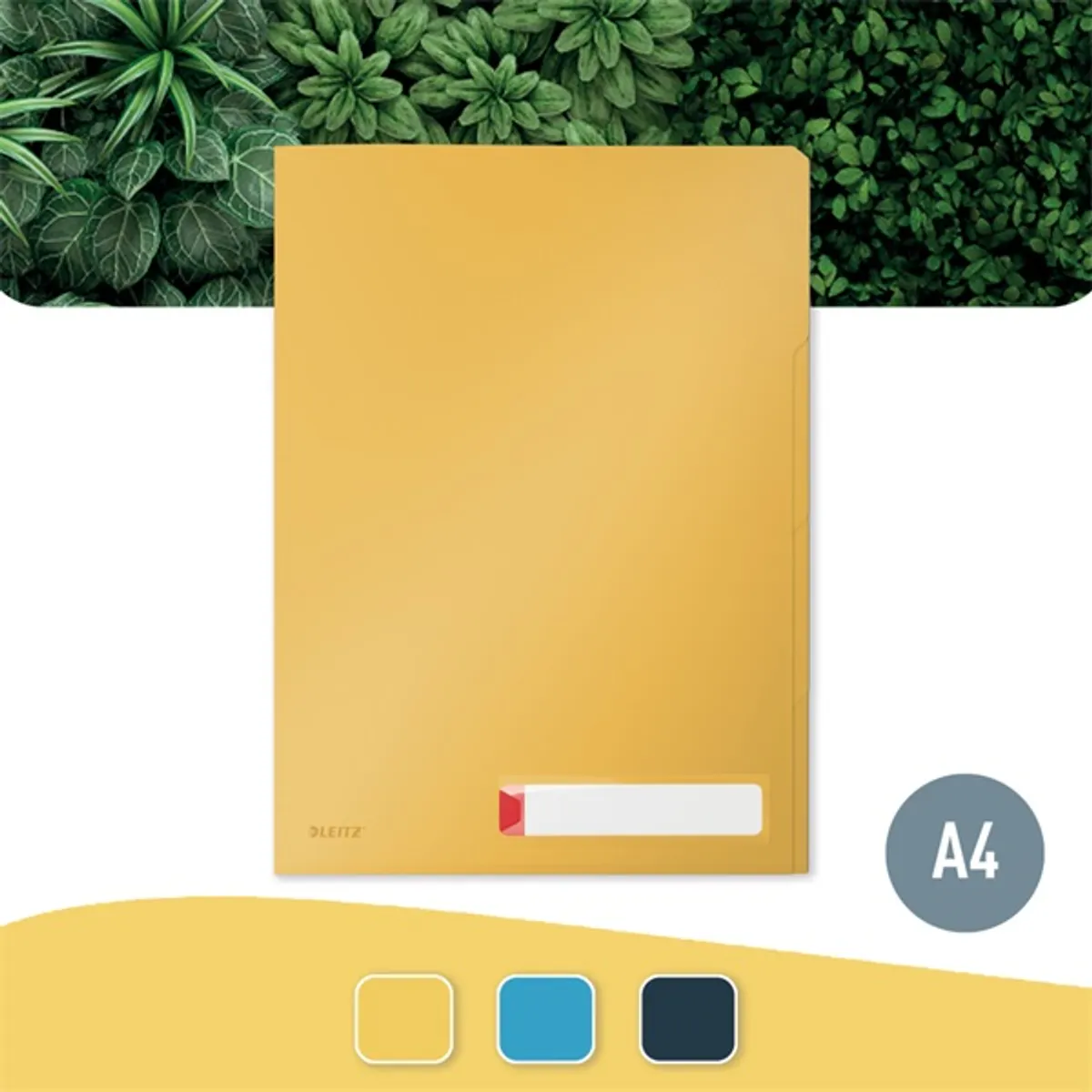 Leitz COSY Privacy A4 PP meleg sárga rendszerező genotherm #2