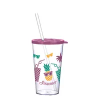 IRIS LIMESHAKE BUBBLE pohár tetővel, szívószállal 700ml AP-9449 #3