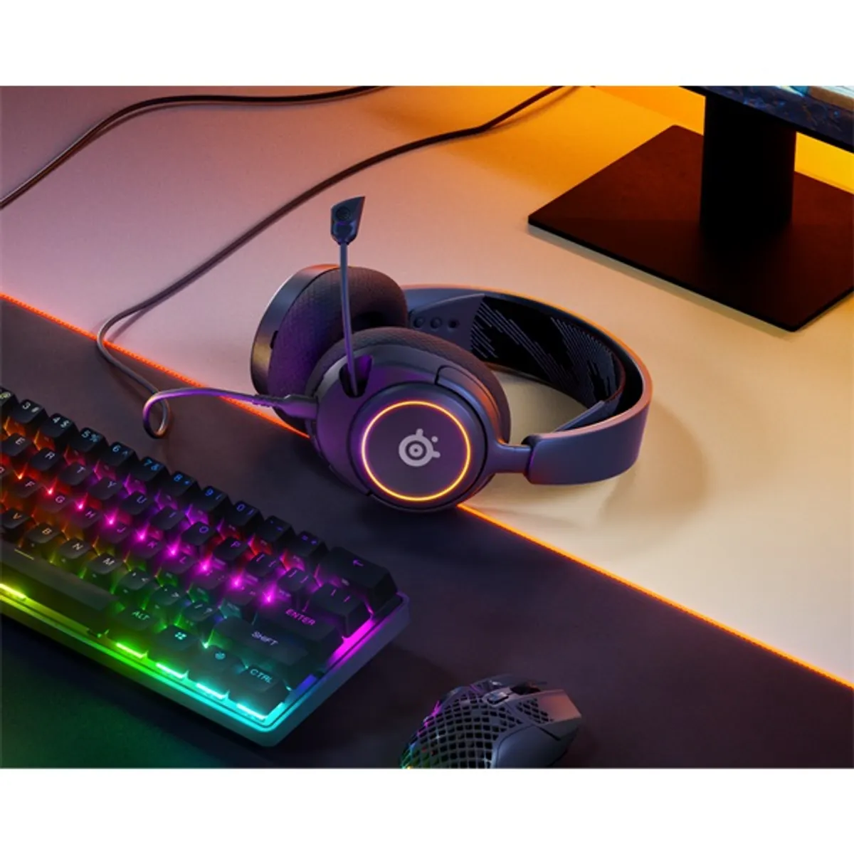 Steelseries Arctis Nova 3 fekete gamer headset #5