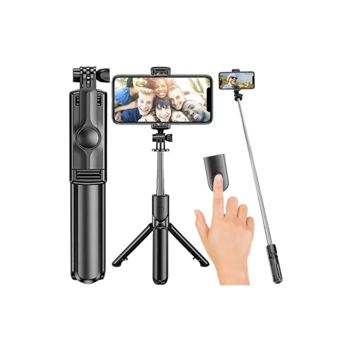 Izoxis Tripod+szelfi bot szett vezérlővel okostelefonokhoz #1