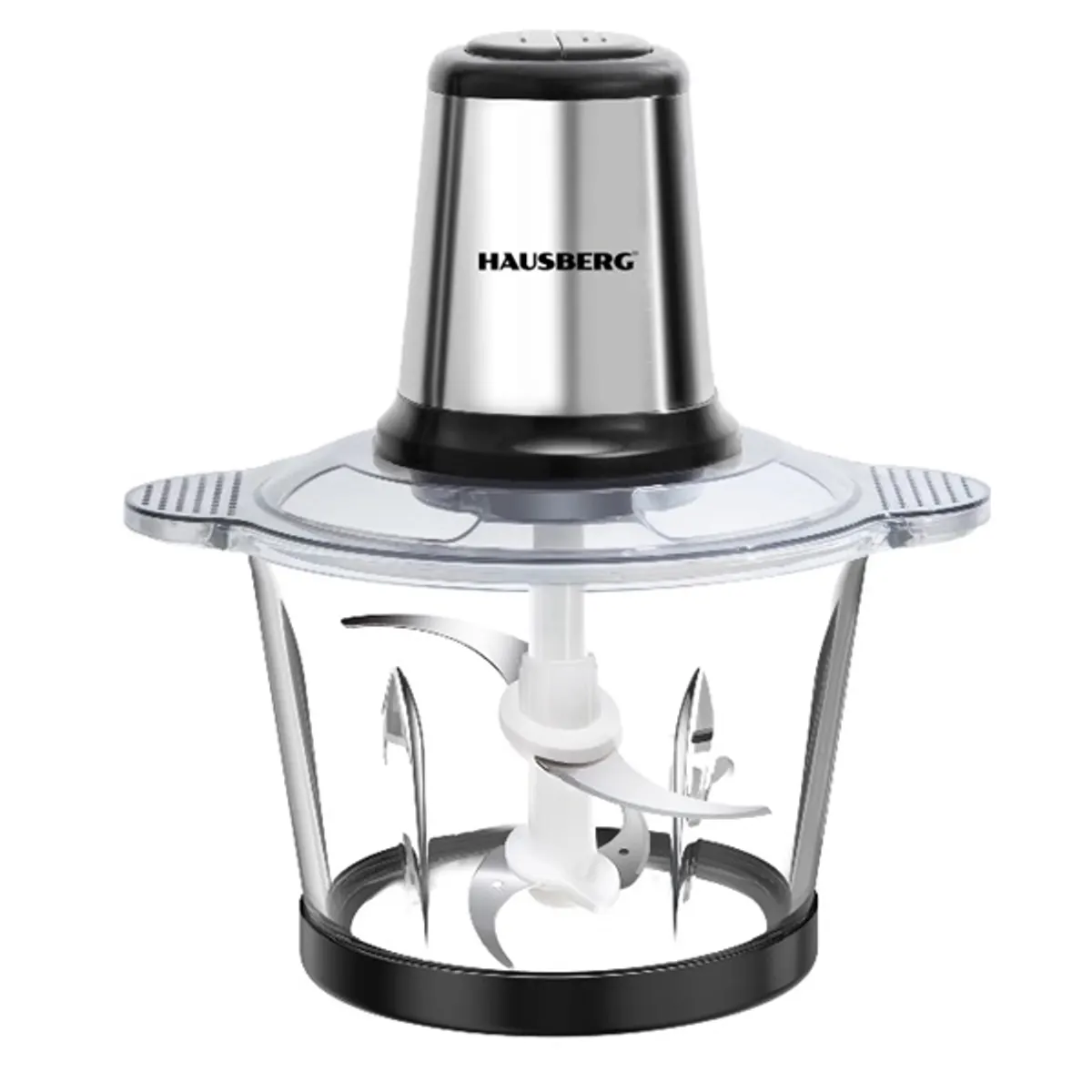 Hausberg HB-4505IN(4) 400W ezüst konyhai aprító réz motorral #1