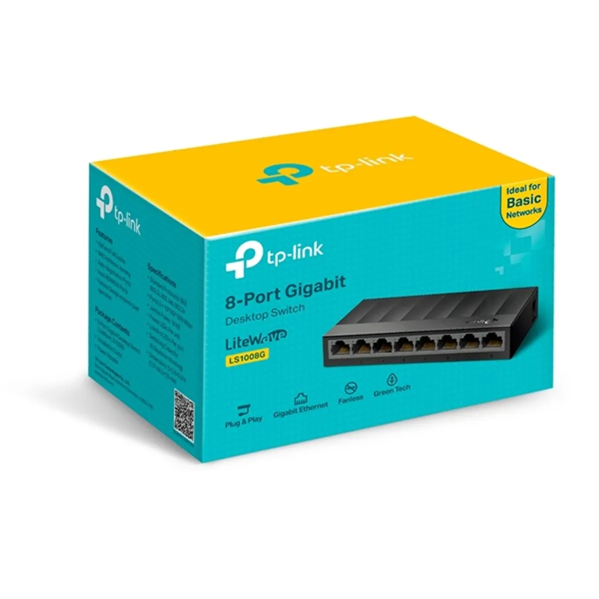 TP-Link LS1008G 8port 10/100/1000Mbps LAN nem menedzselhető asztali Switch #5