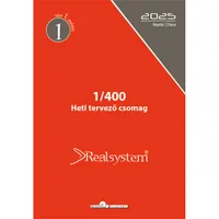 Realsystem 1/400 éves heti beosztású gyűrűs naptár kiegészítő
