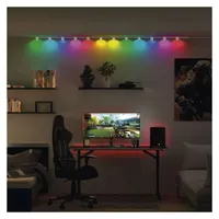 Emos GoSmart 85 cm-es lánc, 4 rész, 7 W, RGBIC+CCT, dimmelhető, WiFi LED reflektor #7