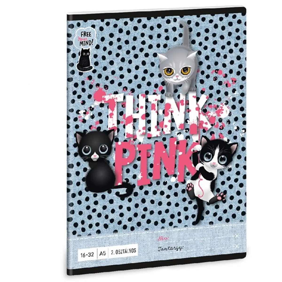 Ars Una Think-Pink 23 5285 A5 16-32 2.osztályos vonalas füzet #1