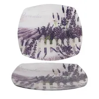 IRIS üveg kínáló levendula minta 30x20cm #1