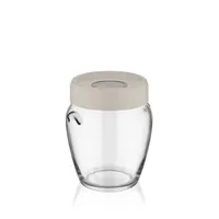 IRIS C-00138 Ring üveg tároló 580ml, fekete, elfántcsont vagy szürke színű #3