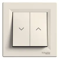 Schneider EPH1300123 ASFORA rugós bekötésű bézs redőnynyomó