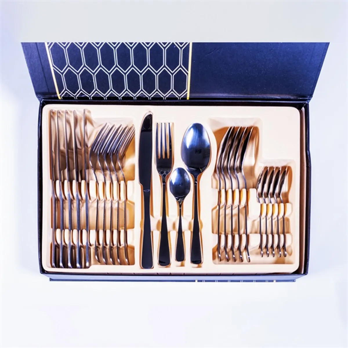 IRIS KT-253-S 24 darabos konyhai evőeszköz készlet, ezüst #2