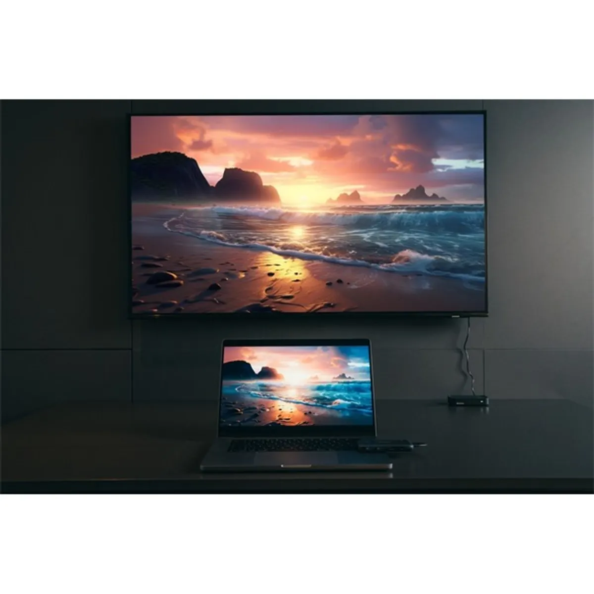 Verbatim 32146 Share my Screen WDA-01 fekete/szürke vezeték nélküli kijelző adapter + HUB #8