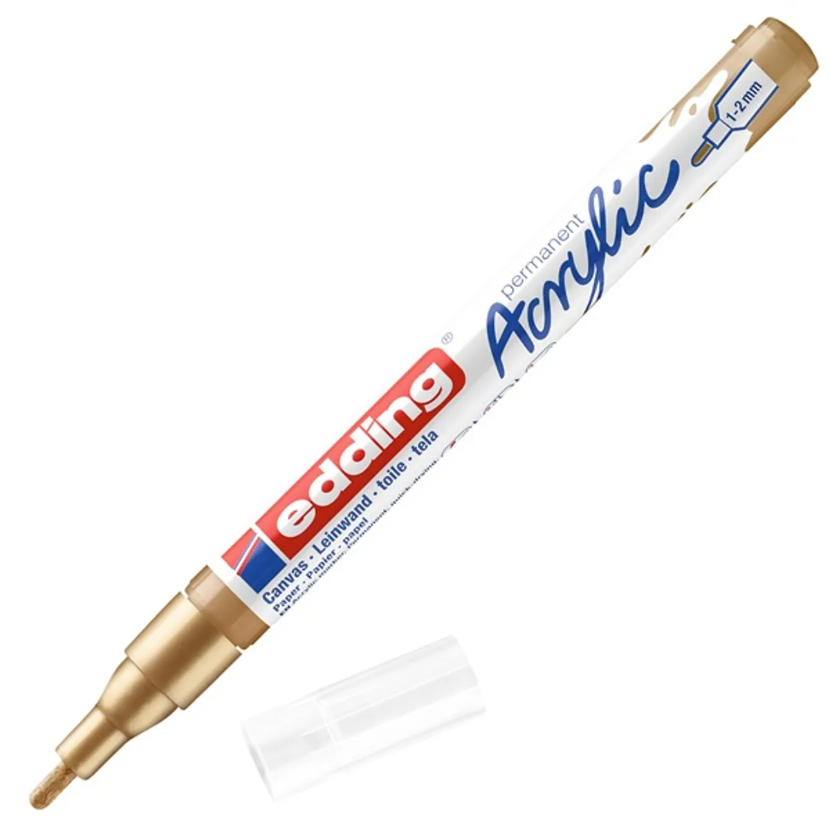 Edding 5300 F gazdag arany színű (924) D10 akril marker #4