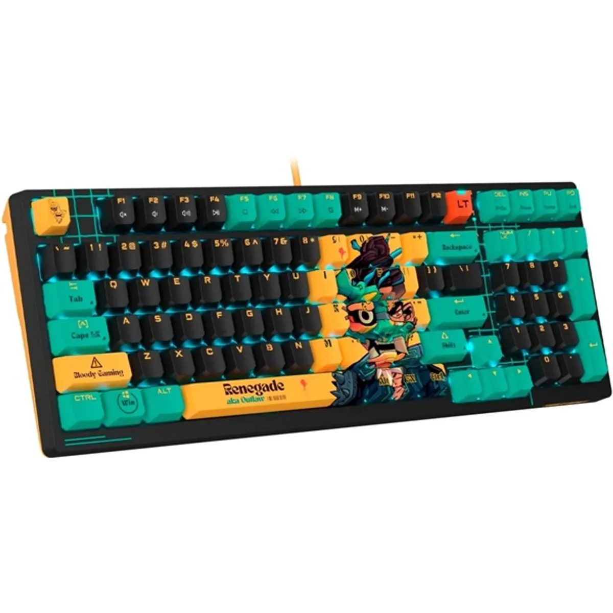 A4-Tech A4TKLA47622 Bloody AT98 US mechanikus (Alpha Switch) RGB Renegade vezetékes gamer billentyűzet #5