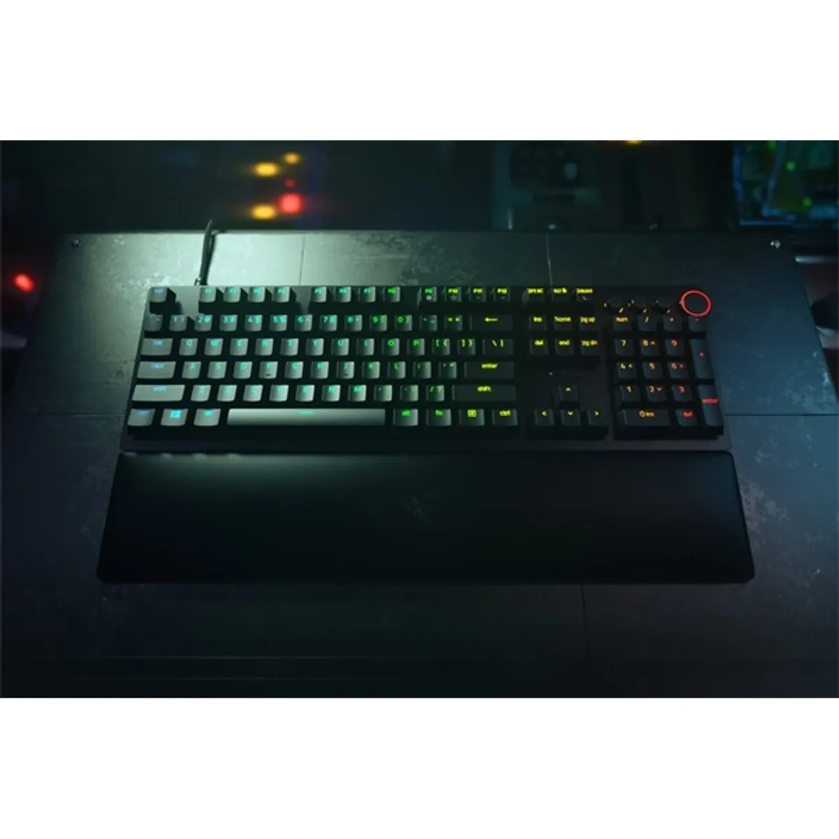 Razer Huntsman V2 (Purple Switch) US RGB fekete gamer billentyűzet #2